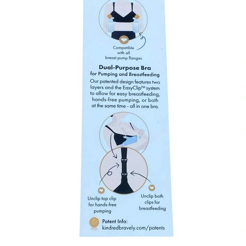 NWT Kindred Bravely Hands Free Pumping and Nursing Bra